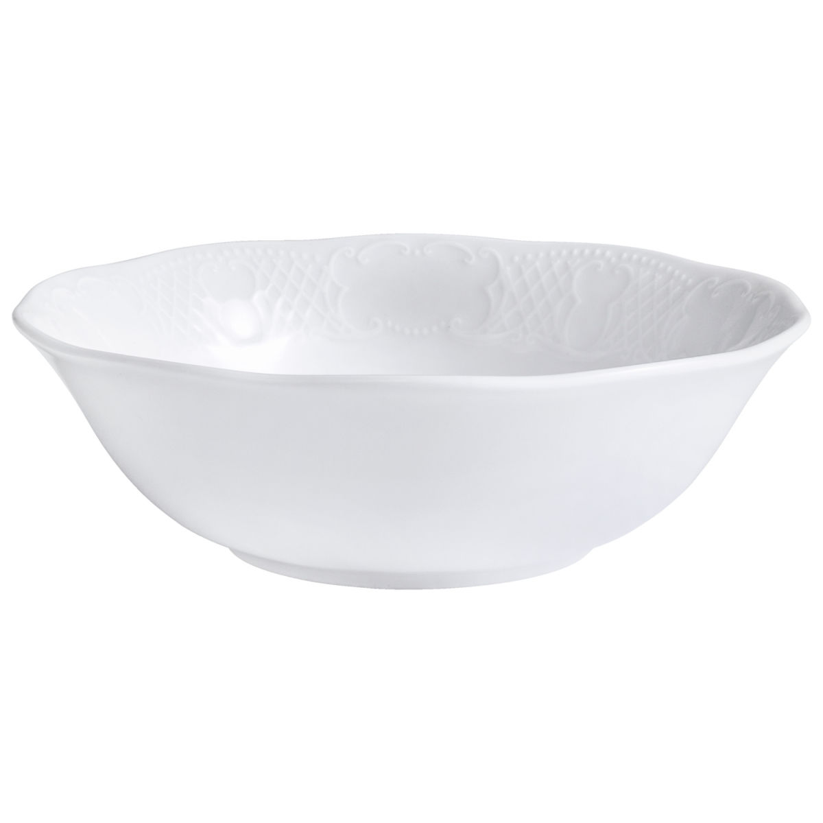 Ciotola Minuett rotonda VEGA; 450 ml, 16x5.3 cm (ØxH); bianco; rotonda; 4 pz. / Pacco