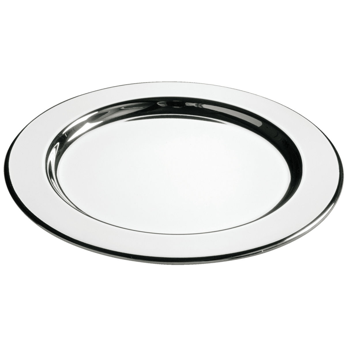 Vega Onderzetter Tilu glanzend; 11.8 cm (&Oslash;); zilver; rond; 6 stuk / verpakking