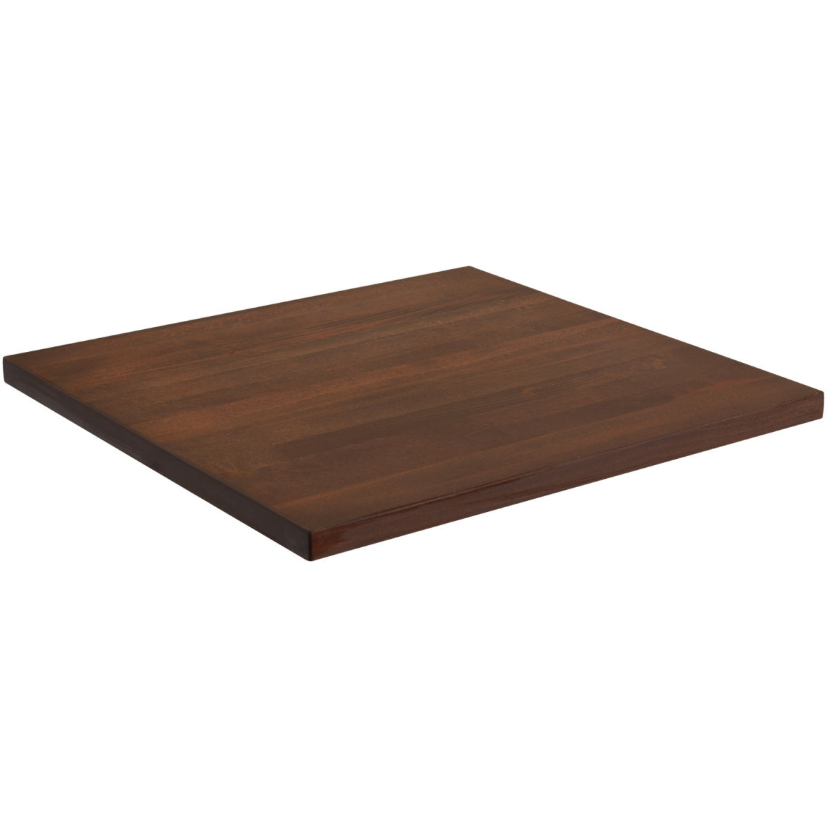 Vega Tafelblad binnen Kentucky vierkant; 60x60x3 cm (LxBxH); beuken/tabak gebeitst; vierkant