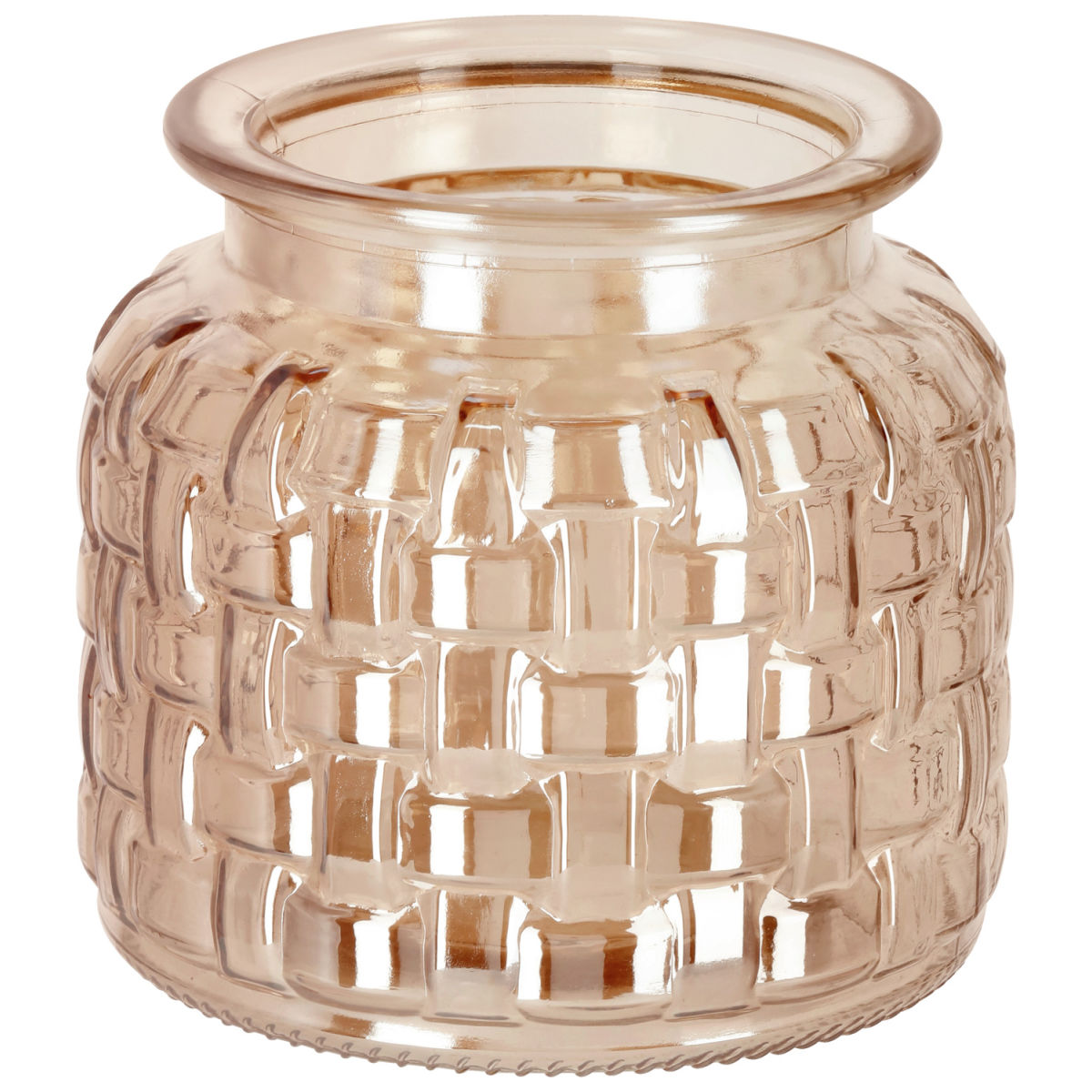 Vase Kaila 11x10.5 cm (ØxH); braun; 2 Stück / Pack