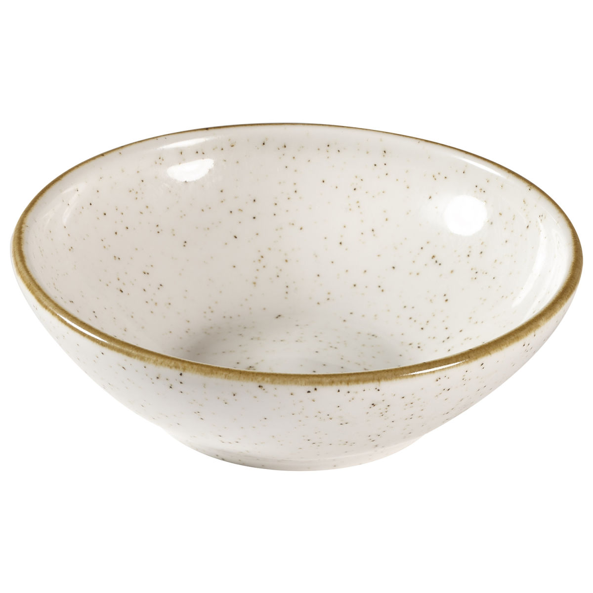 Ciotola Stonecast Barley White Churchill; 260ml, 13 cm (Ø); bianco/marrone; rotonda; 12 pz. / confezione