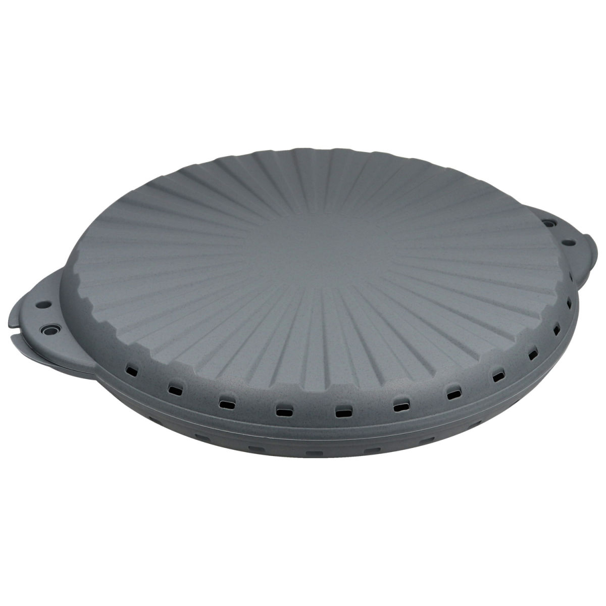 Contenitore pizza asporto riutilizzabile Move koziol; 39.7x34x5.2 cm (LxLxH); grigio; ovale; 14 pz. / Pacco