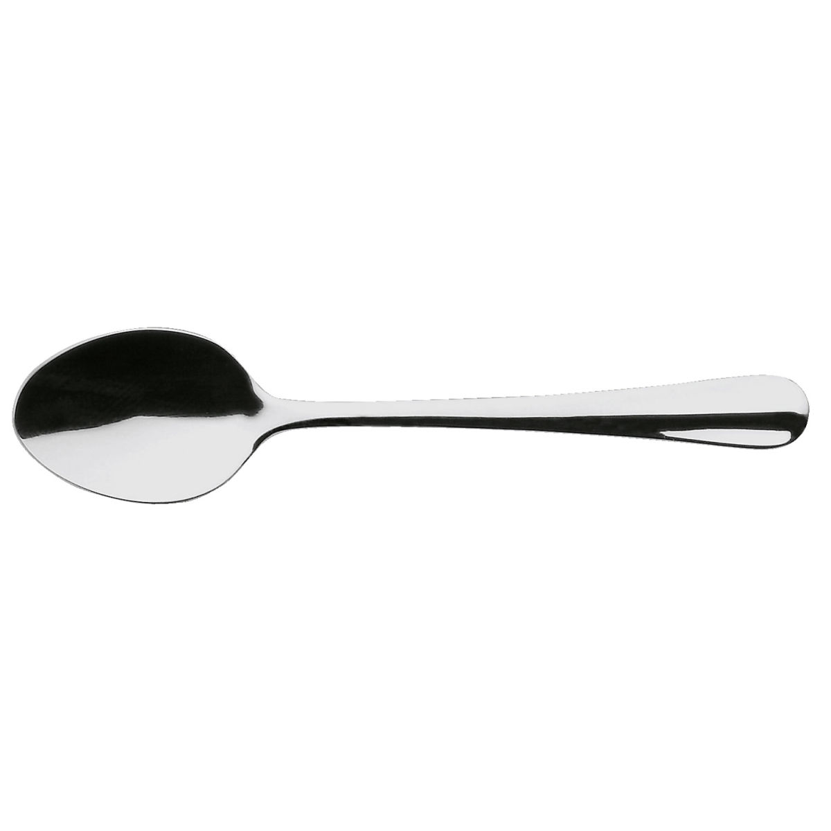 VEGA Mokka-/Espressolöffel Baguette 11 cm (L); silber, Griff silber; 12 Stück / Pack