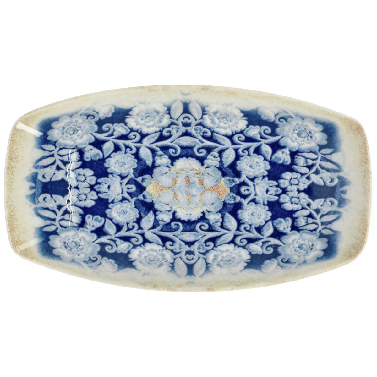 Piatto da portata Nostal VEGA; 27x16 cm (LxL); blu; rettangolare; 4 pz. / confezione