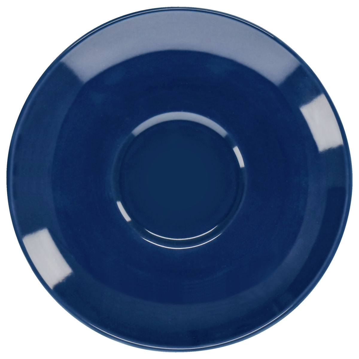 PULSIVA Milchkaffee-Untertasse Joy 2.0 16.5 cm (Ø); blau; rund; 6 Stück / Pack