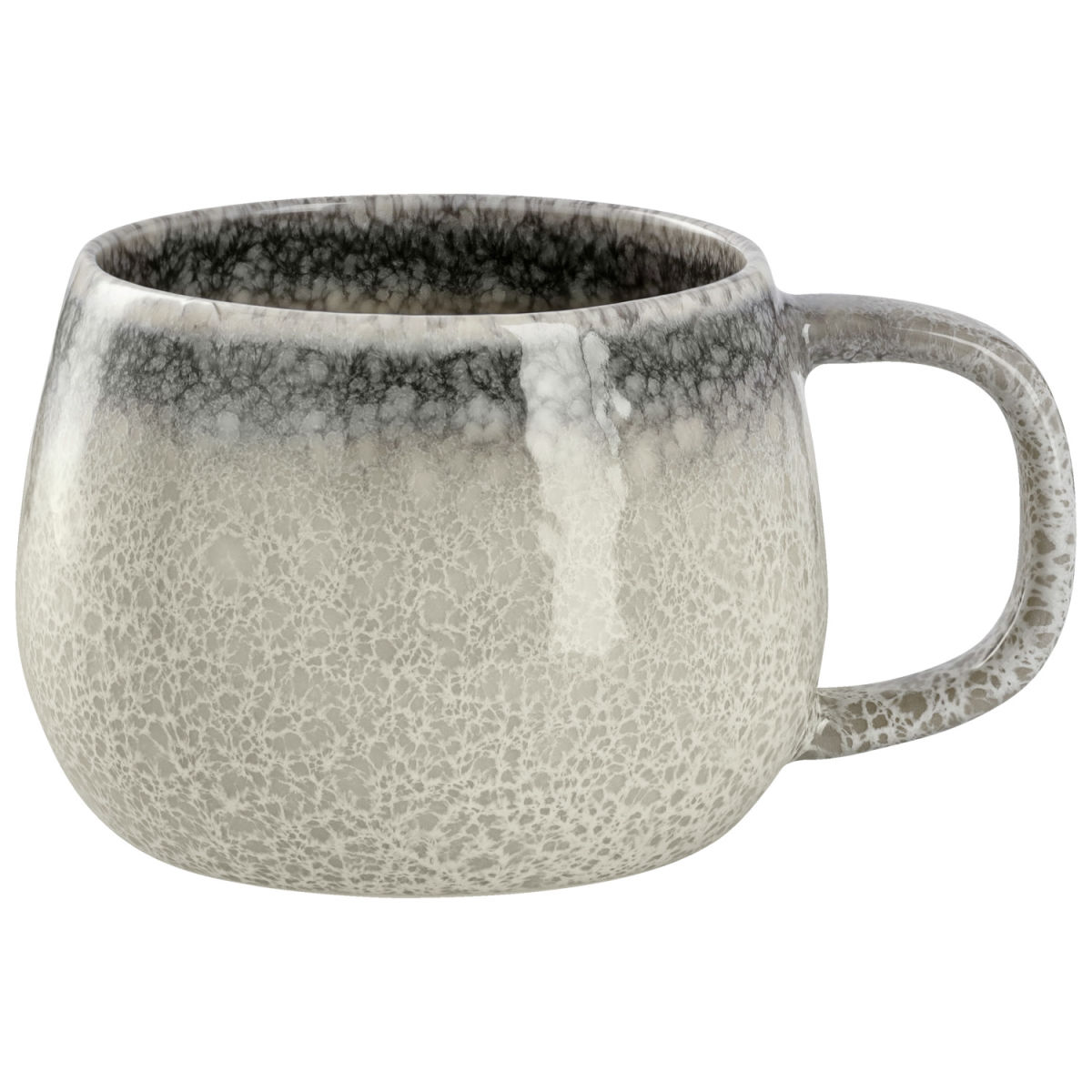 VEGA Kaffeebecher Nagoya 270 ml, 8.3x7.2 cm (ØxH); weiß/grau; 6 Stück / Pack