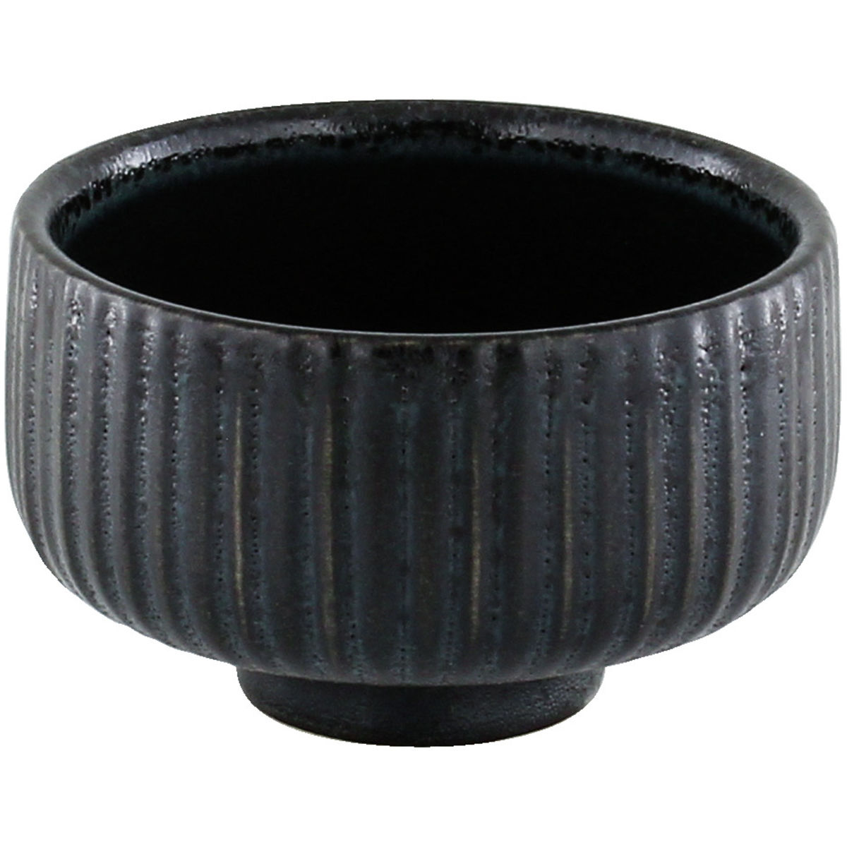 Playground Schälchen Nara Relief 120 ml, 8x5 cm (ØxH); schwarz; 12 Stück / Pack