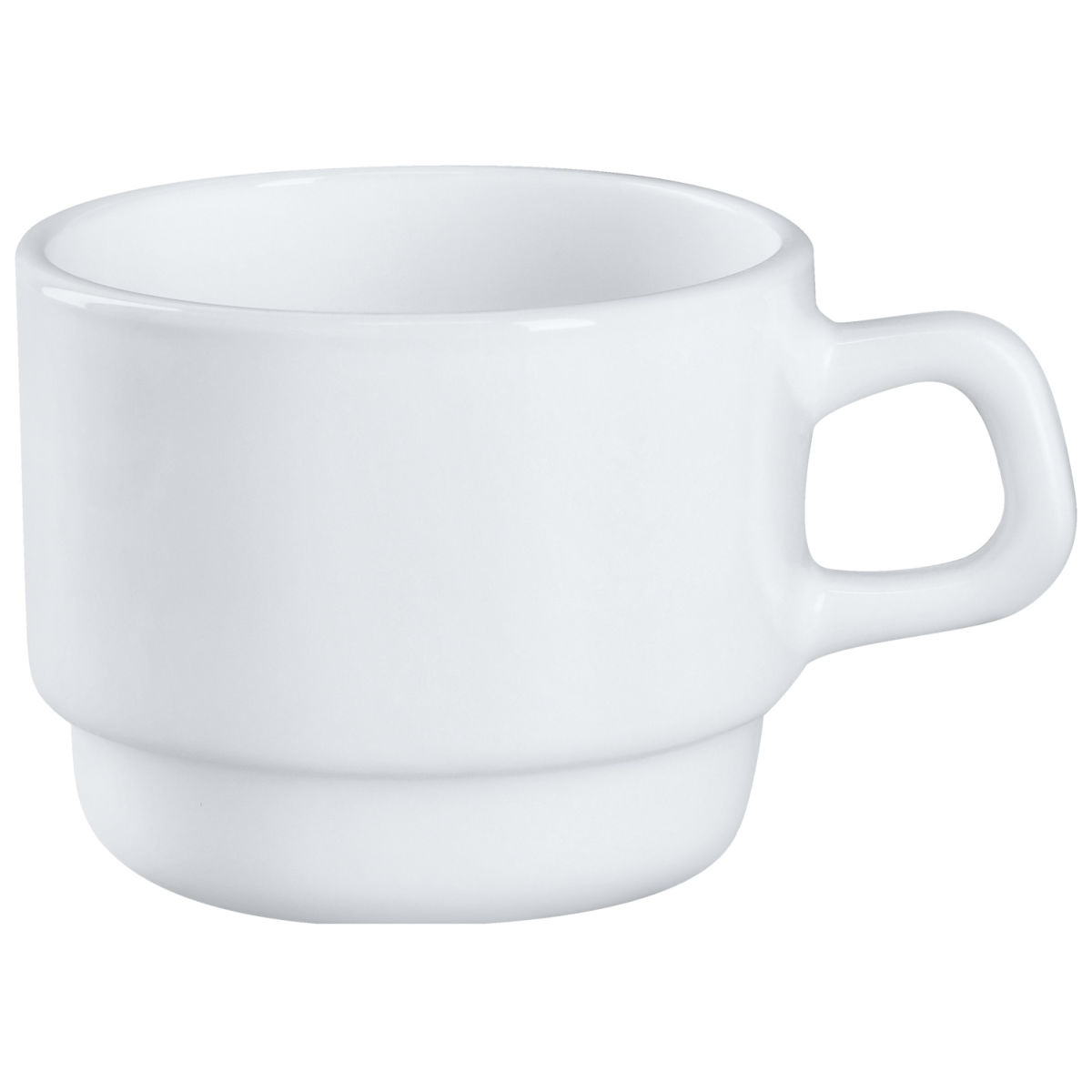Tazza cappuccino Restaurant Arcoroc; 160 ml, 7.8x6.4 cm (ØxH); bianco; rotonda; 12 pz. / Pacco