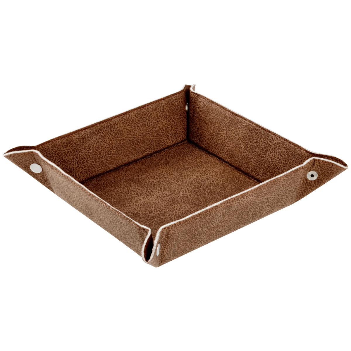 VEGA Obst-/Brotschale Shana 20x20x5.5 cm (LxBxH); braun; quadratisch