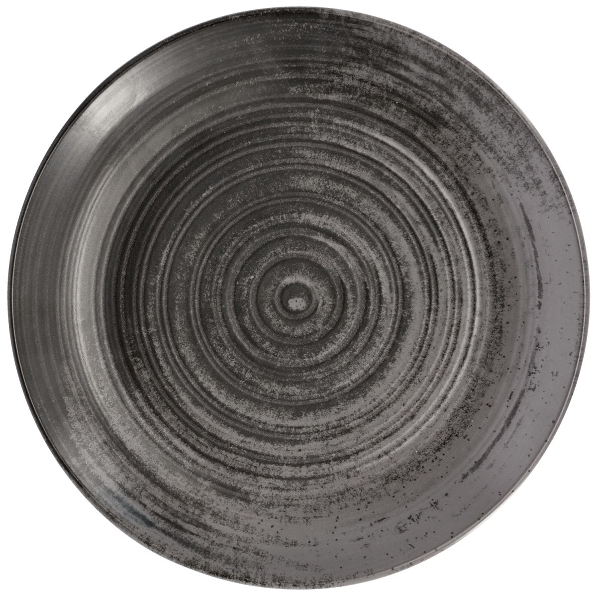 Plato llano Etana VEGA; 31 cm (Ø); gris; redonda; 4 pz. / Paquete