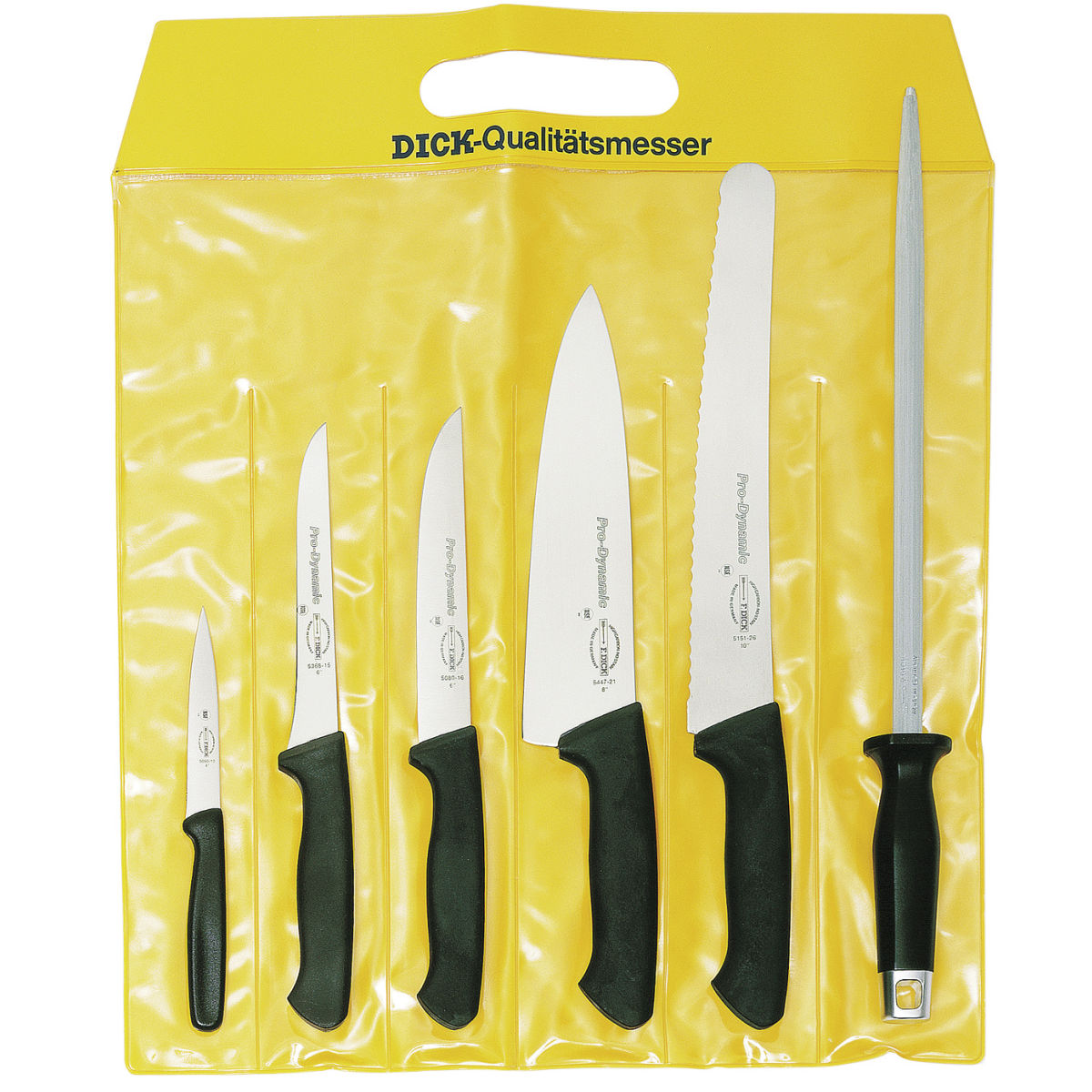 Set coltelli professionali ProDynamic F. Dick; argento/nero