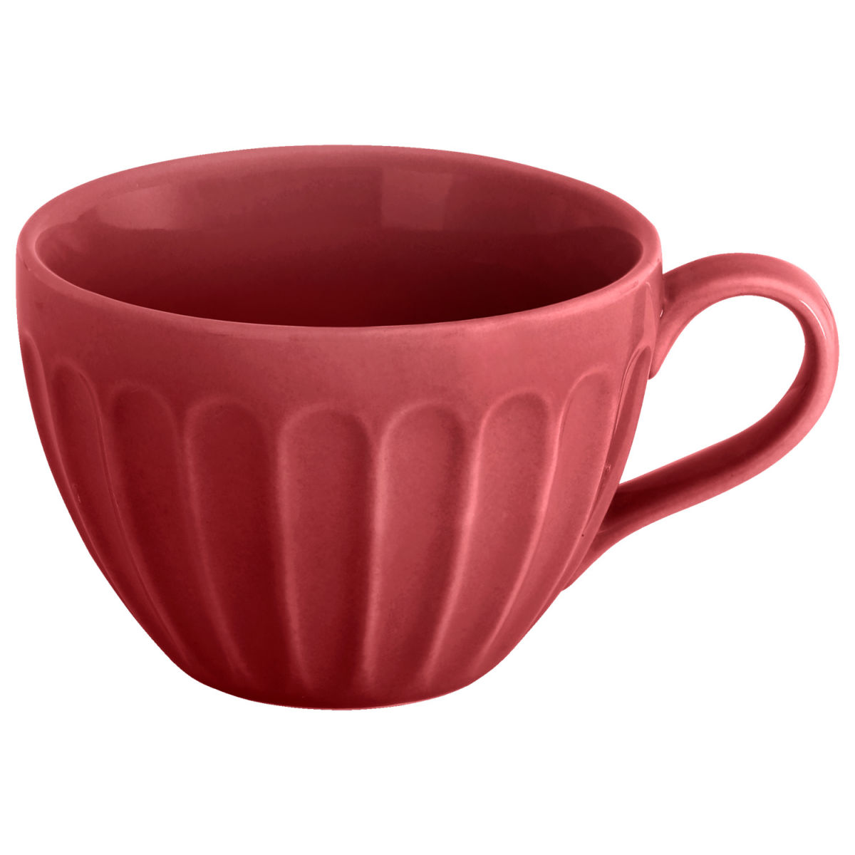 Tazza cappuccino Bel Colore VEGA; 190 ml, 8.5x5.5 cm (ØxH); rosso; 6 pz. / confezione
