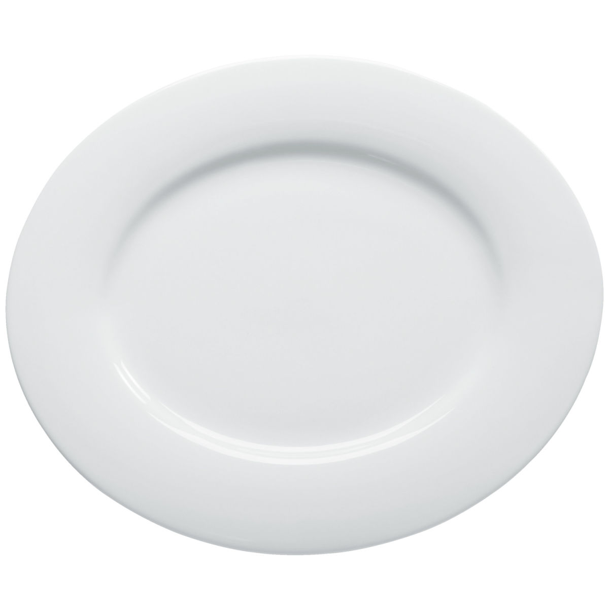VEGA Servierplatte Pallais 31.5x26.5x2.5 cm (LxBxH); weiß; oval; 2 Stück / Pack