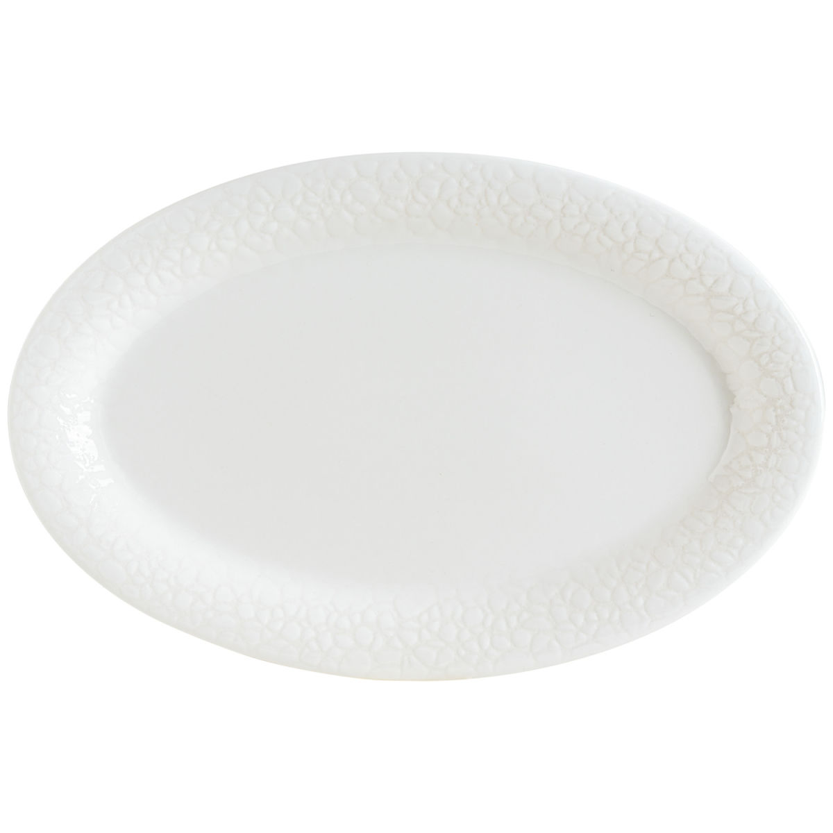 Bonna Platte oval Marlena 28x18 cm (LxB); weiß; oval; 6 Stück / Pack