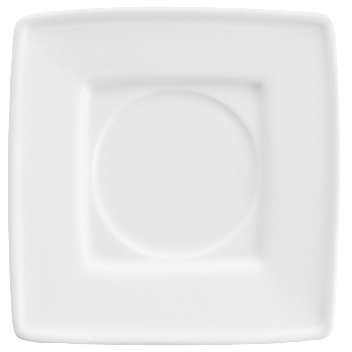 Piattino espresso Jazz PULSIVA; 11x11 cm (LxL); bianco; quadrata; 6 pz. / confezione