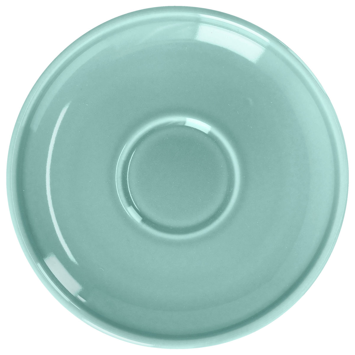 Piattino sottotazza da caffè espresso Alegria VEGA; 12 cm (Ø); turchese; 6 pz. / confezione