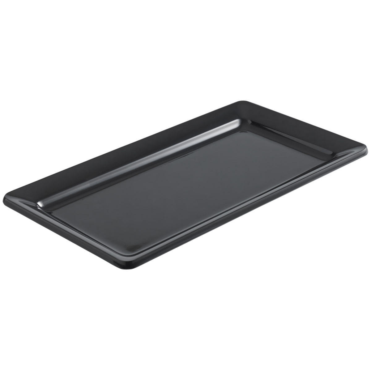 Vassoio buffet Melamina Gastronorm 1/3 VEGA; Misura GN 1/3, 32.5x17.6x3 cm (LxLxP); nero