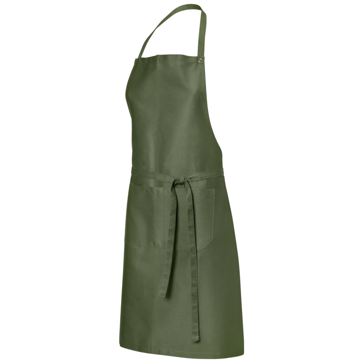 Grembiule con pettorina Nando 88x80 cm (LxL) JOBELINE; 88x80 cm (LxL); verde oliva