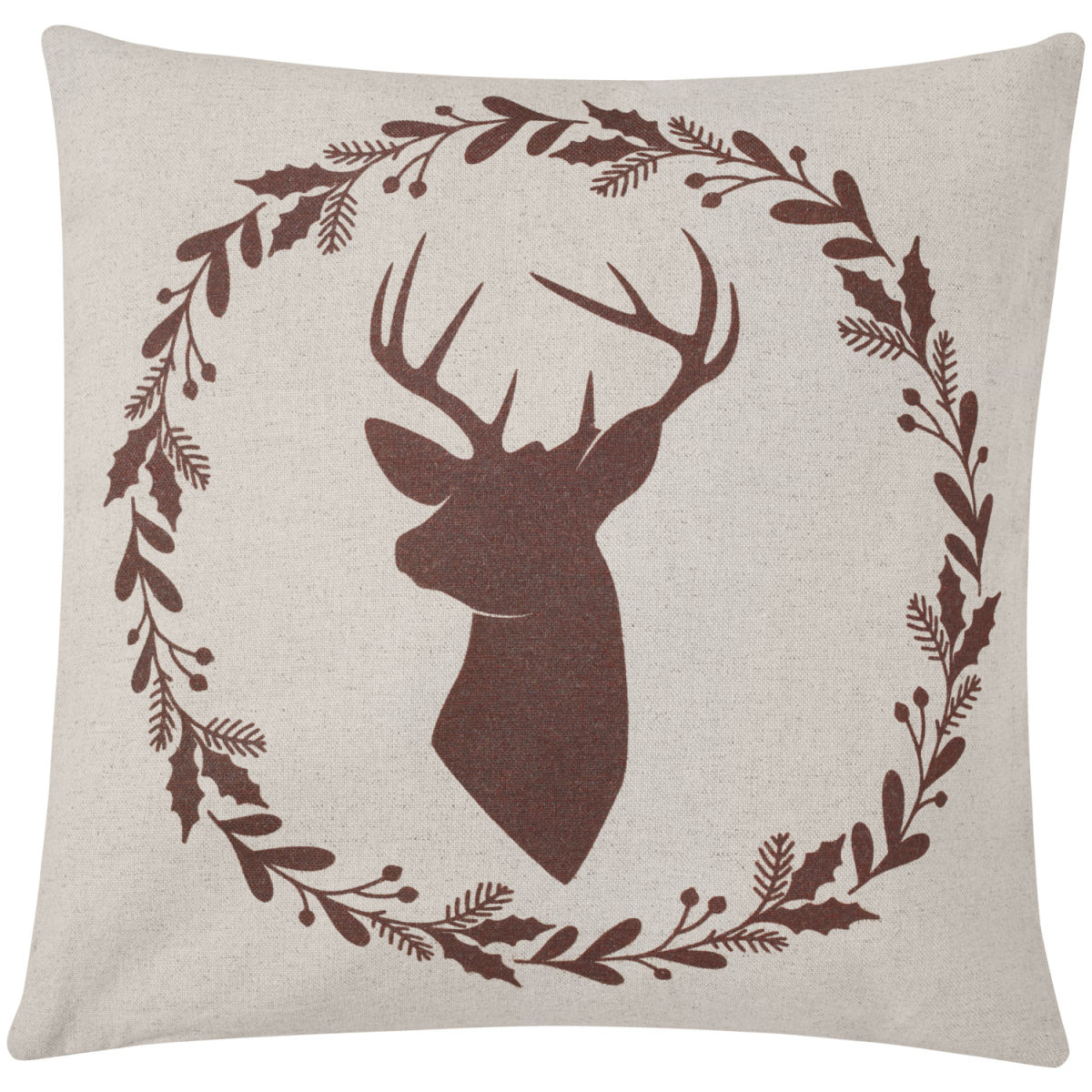 Federa cuscino Kaprun ERWIN M.; 40x40 cm (LxL); beige/marrone scuro