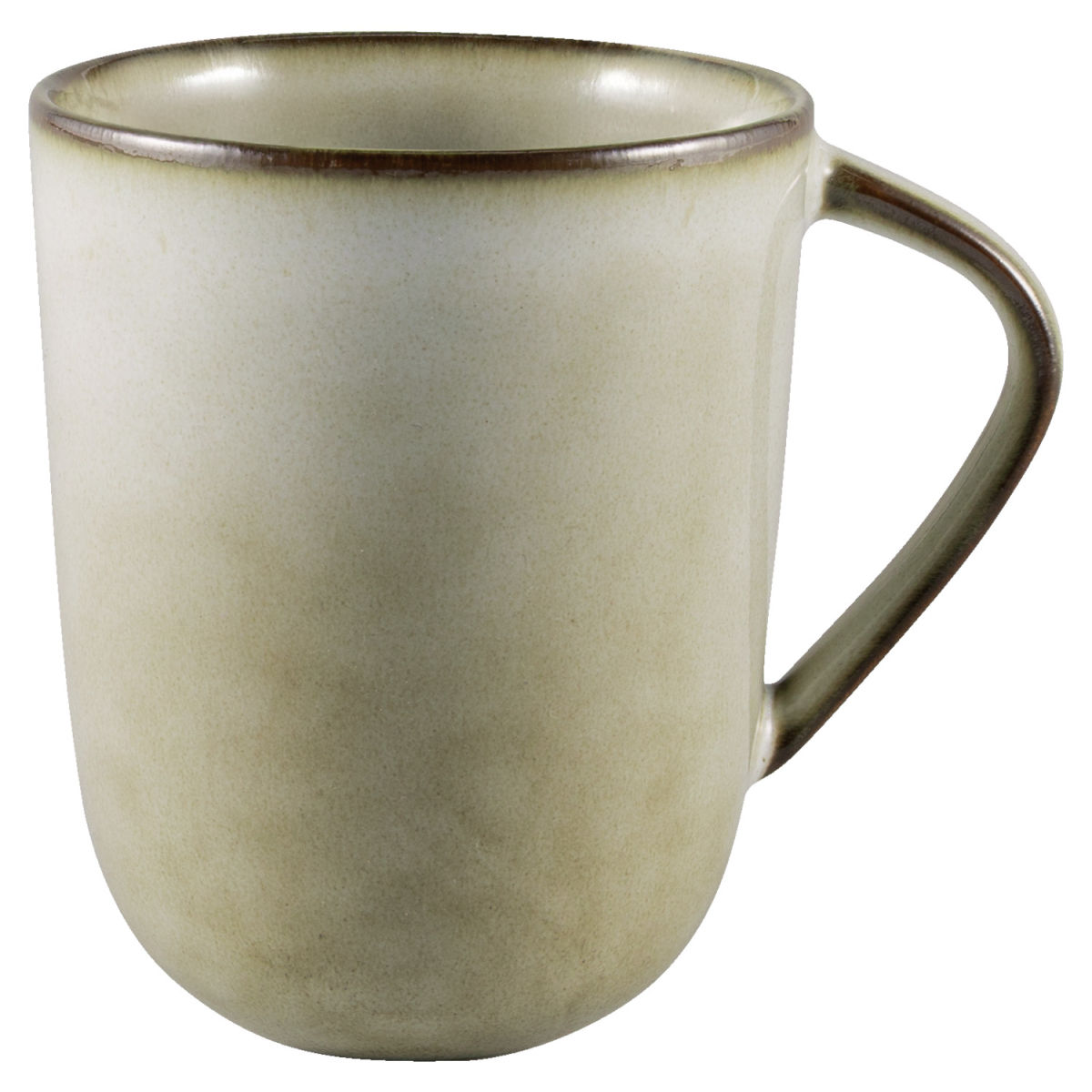 PULSIVA Beker Vintage; 460 ml, 9x11 cm (&Oslash;xH); beige; 6 stuk / verpakking