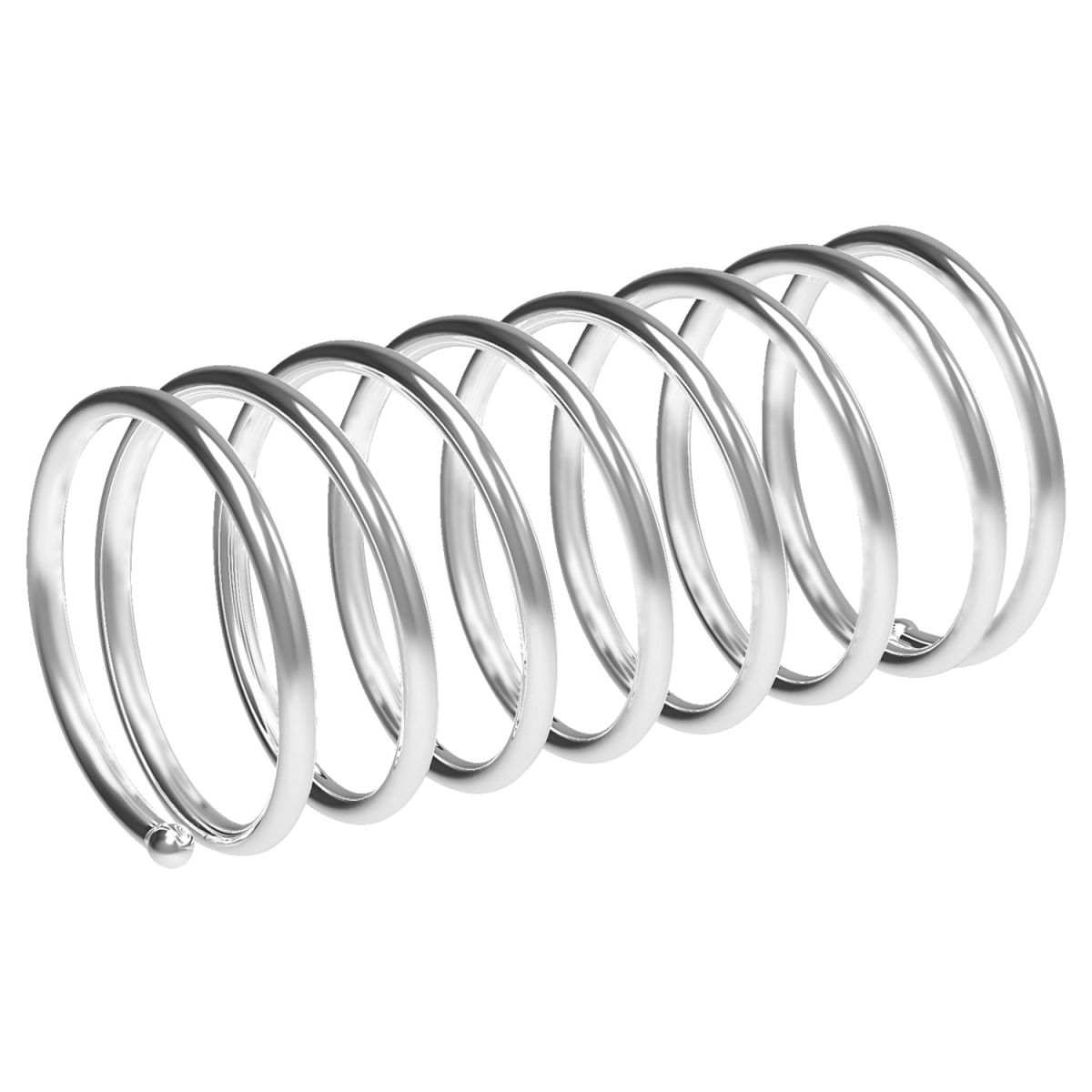 VEGA Serviettenring Spirale 5.2x4.5 cm (LxØ); silber; 4 Stück / Pack