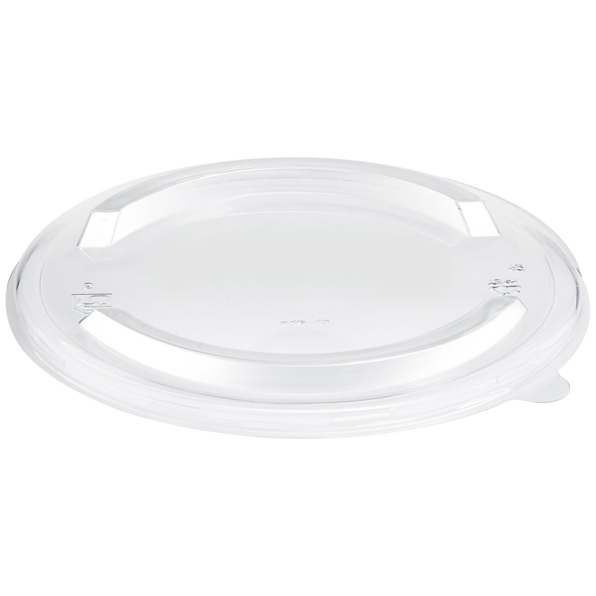 Coperchi piatto trasparente per insalatiera da 1300 ml (PP) WIMEX; 18.5 cm (Ø); trasparente; 50 pz. / Pacco