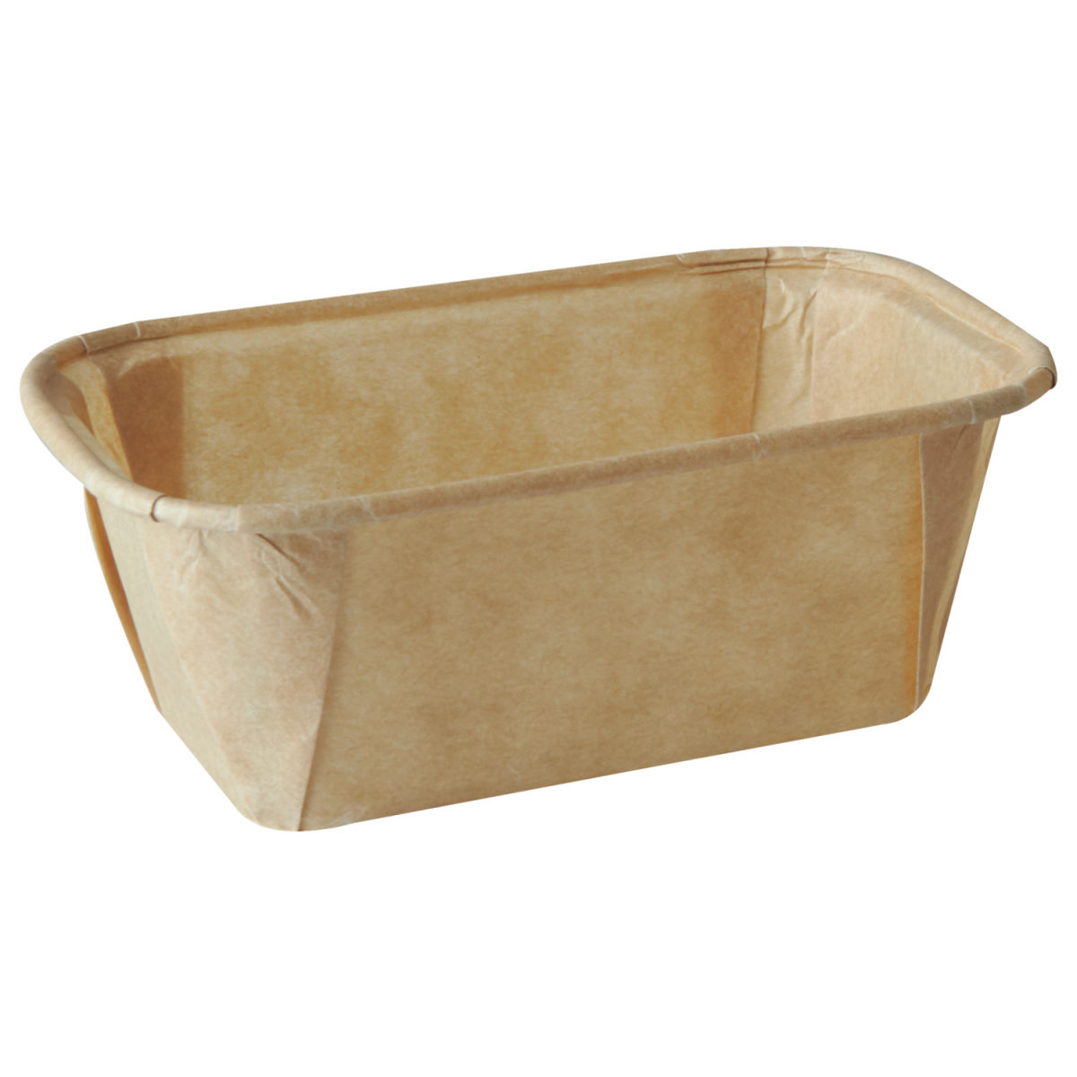 Teglia Pure rettangolare Papstar; 523ml, 8.5x18.8x5 cm (LxLxH); marrone; rettangolare; 200 pz. / confezione