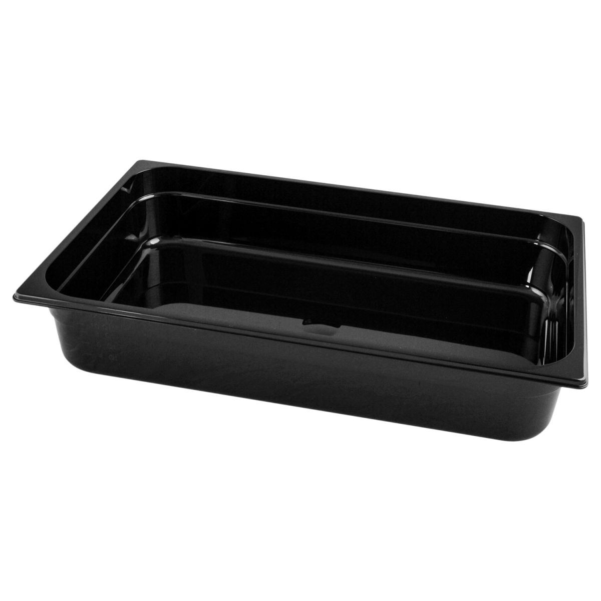 Contenitore Nero Gastronorm 1/1 VEGA; Misura GN 1/1, 13.3l, 53x32.5x10 cm (LxLxP); nero