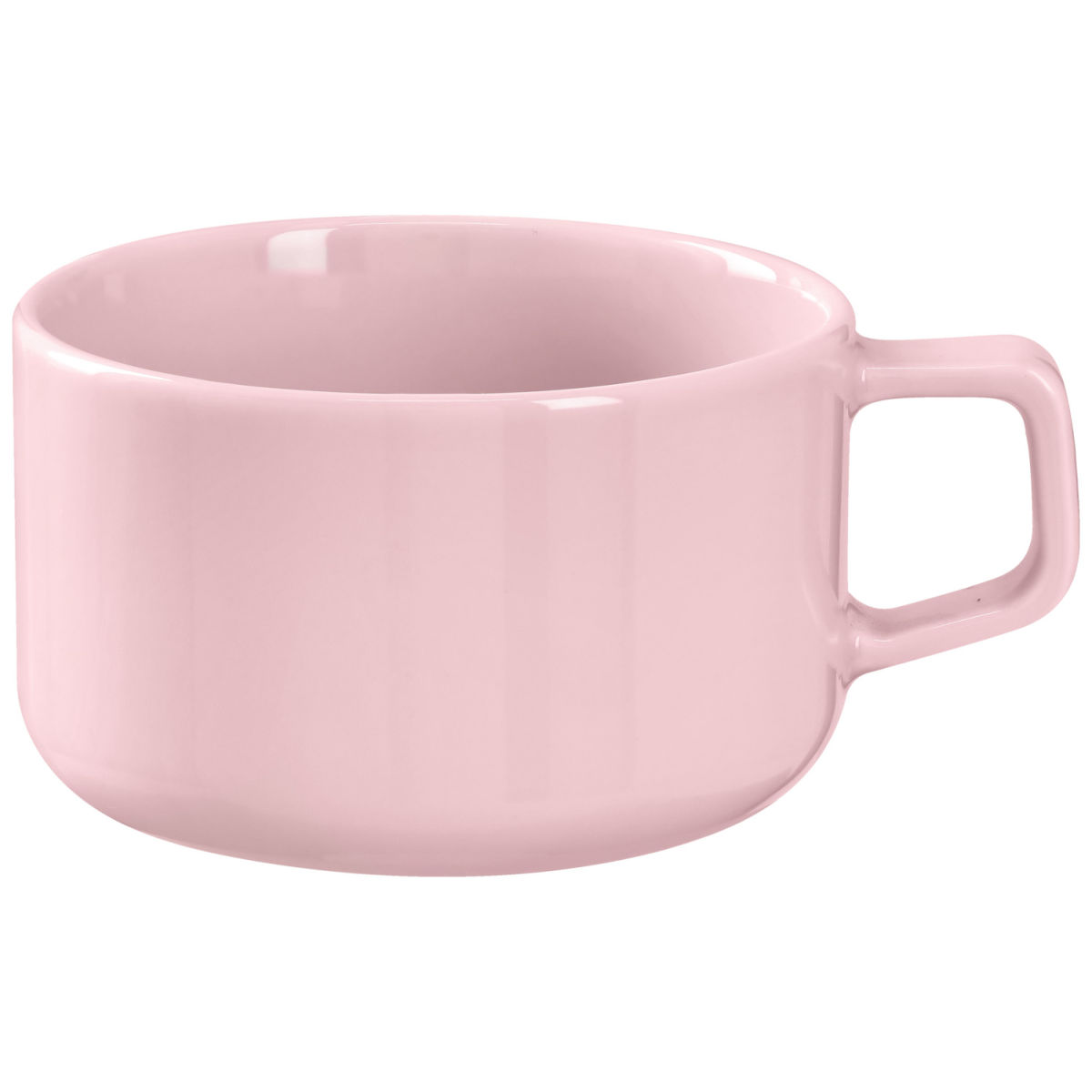 Tazza da tè Alegria VEGA; 330ml, 9.9x6.4 cm (ØxH); rosa; rotonda; 6 pz. / confezione