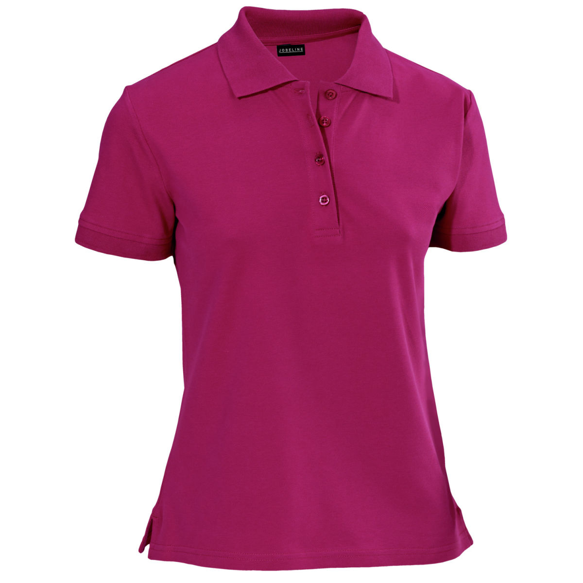 JOBELINE Damen Poloshirt Cato Kurzarm Kleidergröße 2XL; brombeer