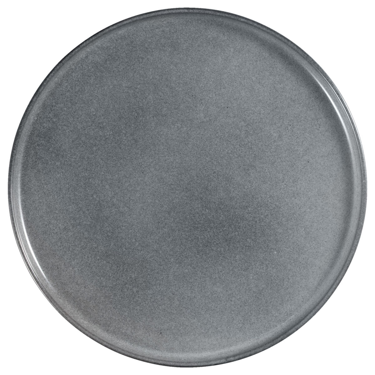 PULSIVA Plat bord Vintage; 21 cm (&Oslash;); grijs; rond; 6 stuk / verpakking