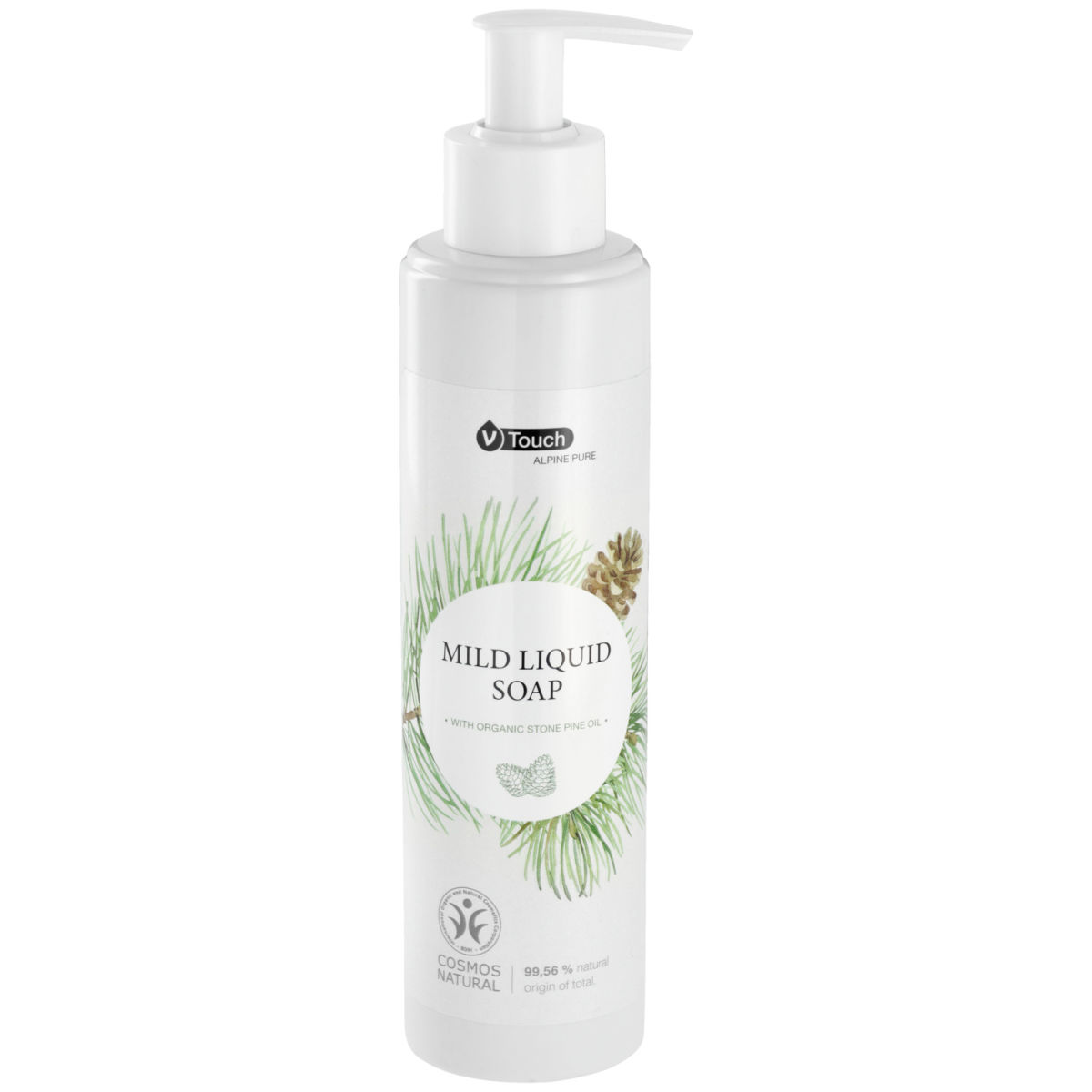 V-Touch Hotel Flüssigseife Alpine Pure Pumpspender 240 ml; weiß; 6 Stück / Pack