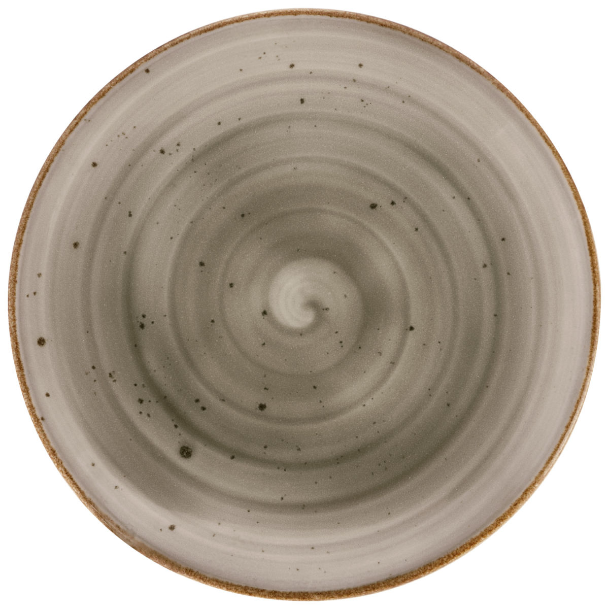 Vega Plat bord Nebro; 25 cm (&Oslash;); grijs; rond; 6 stuk / verpakking