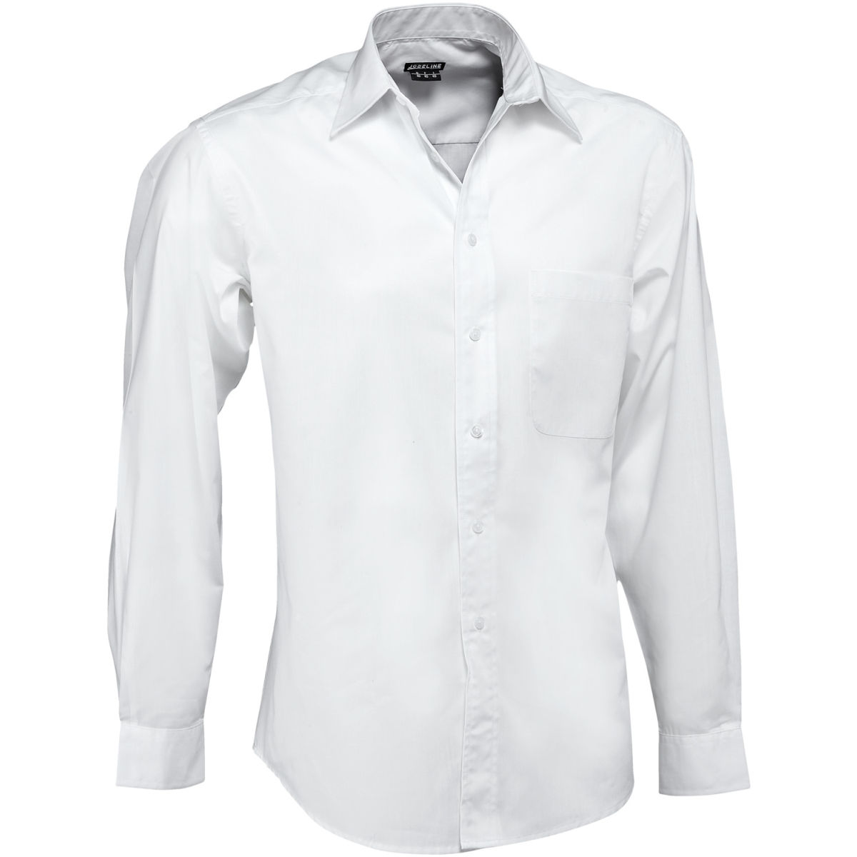 Camicia da uomo Riky maniche lunghe PULSIVA; Taglia 37/38; bianco