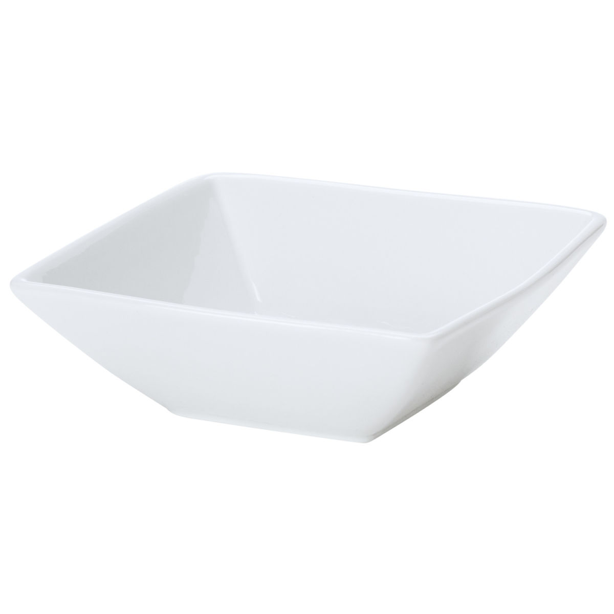 Ciotola Jazz PULSIVA; 420ml, 14x14x4.8 cm (LxLxH); bianco; rettangolare; 6 pz. / confezione