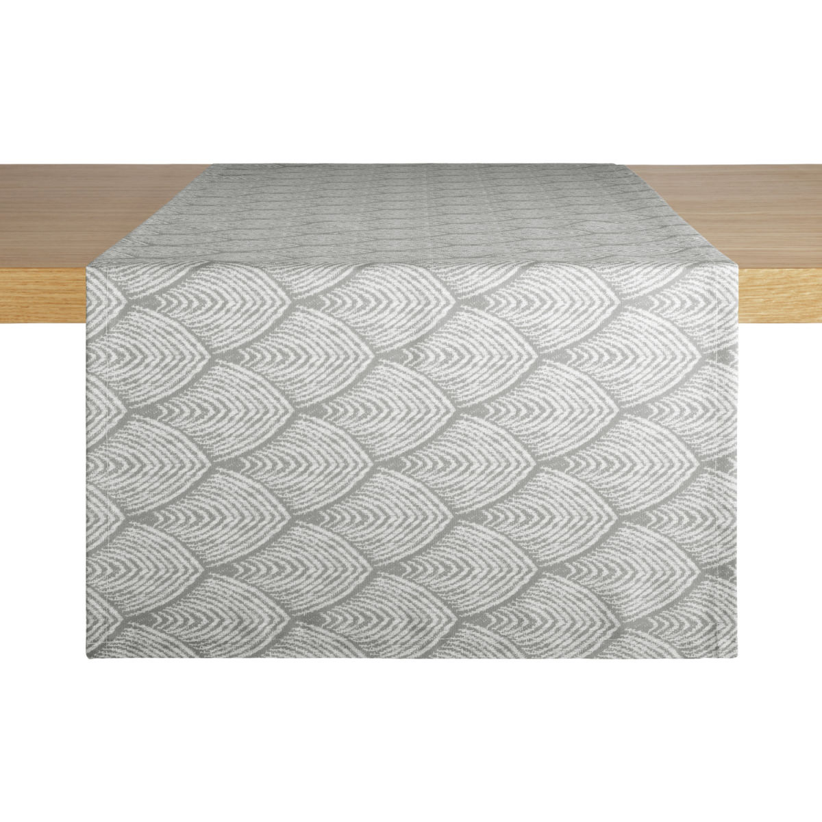 Runner Leaf ERWIN M.; 40x130 cm (LxL); grigio; rettangolare