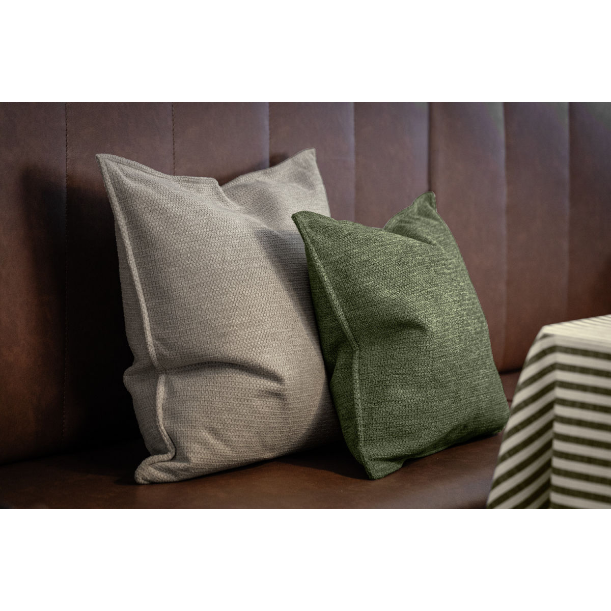 Federa cuscino Maella idrorepellente ERWIN M.; 40x60 cm (LxL); verde oliva