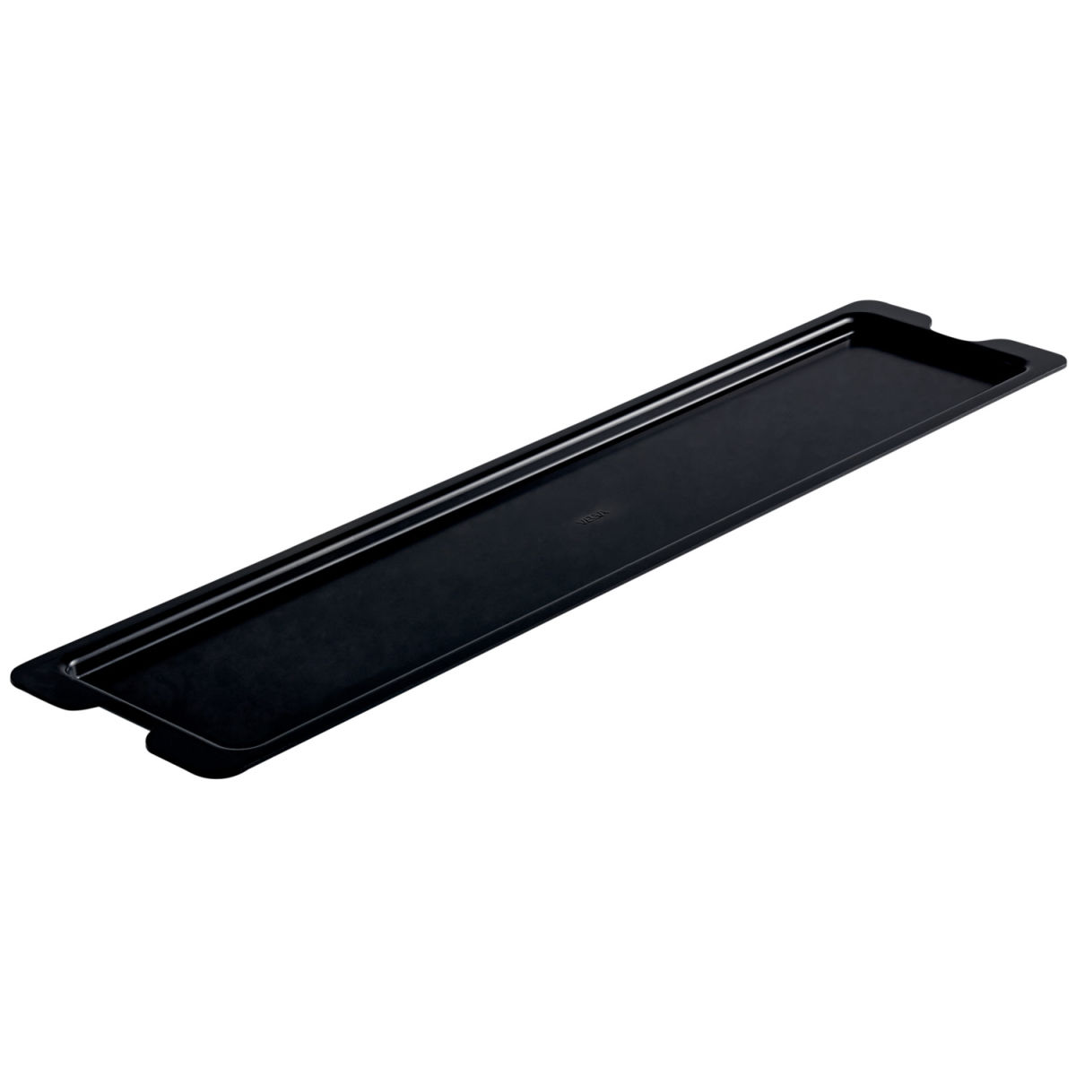 VEGA Tropfschale 270 ml, 46.5x10.9x1 cm (LxBxH); schwarz