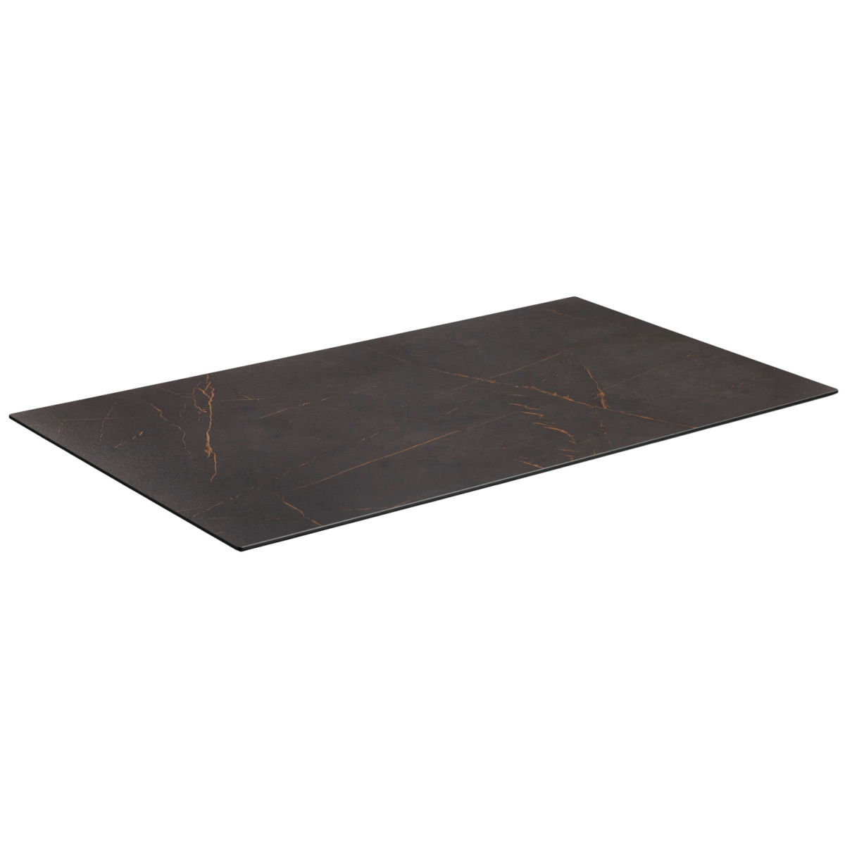 VEGA Outdoor Tischplatte Lift rechteckig 120x68 cm (LxB); schwarz/braun; rechteckig