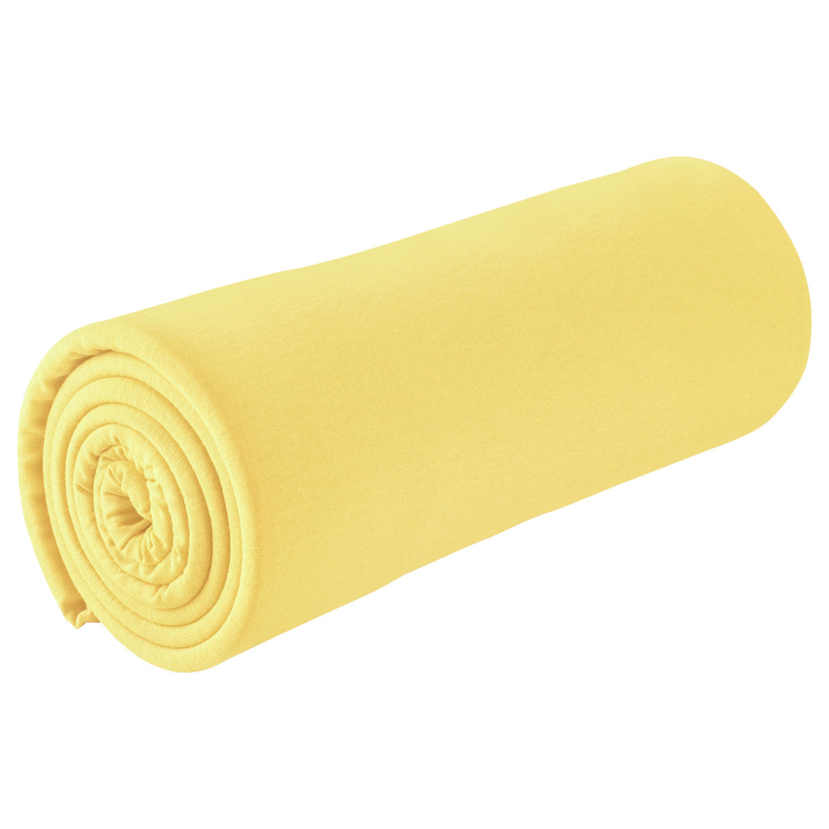Sábana bajera ajustable Jersey ERWIN M.; 90-100x190-200 cm (AnxLg); amarillo; 2 pz. / Paquete