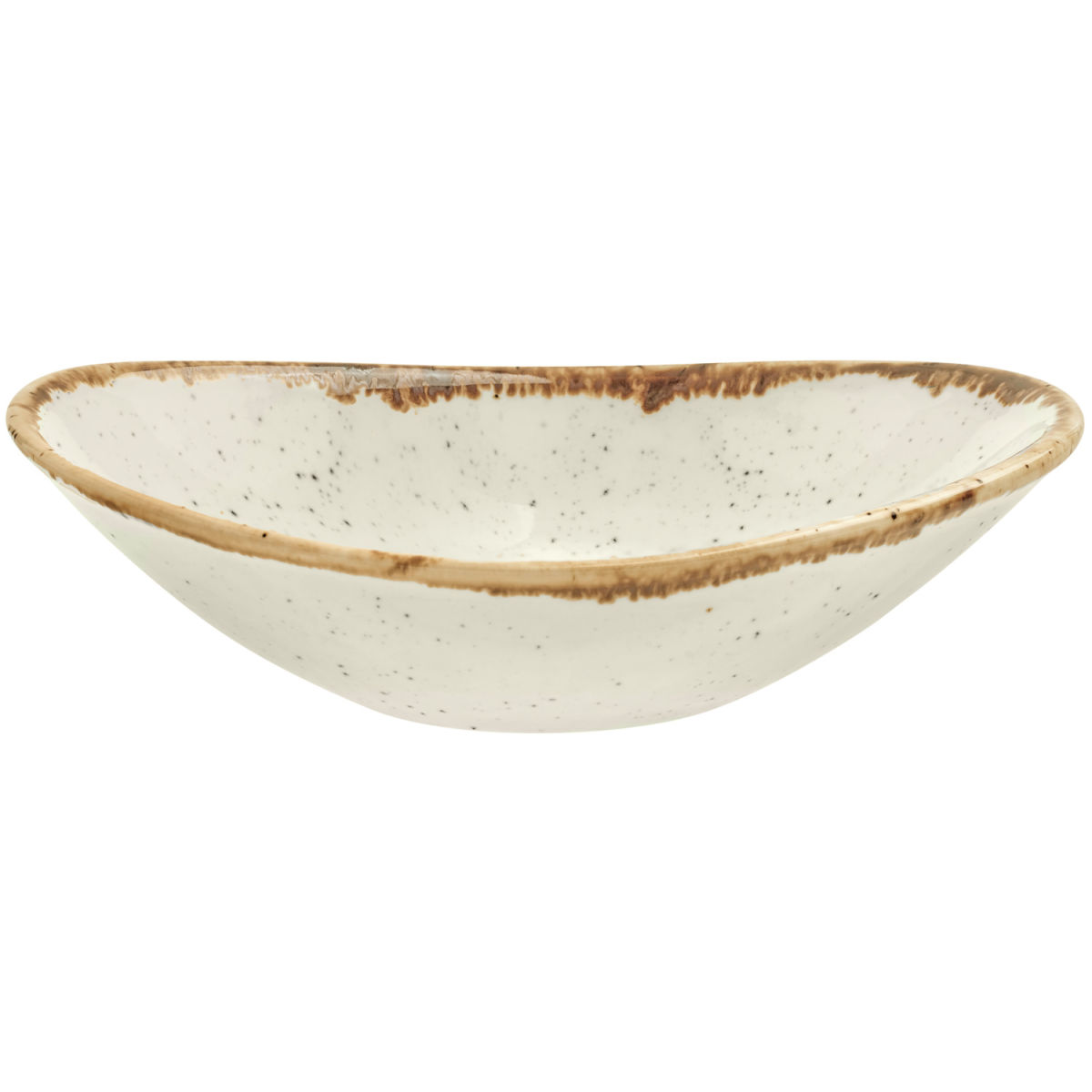 Ciotola Sidina ovale VEGA; 75 ml, 11x7x2.7 cm (LxLxH); beige; ovale; 6 pz. / confezione