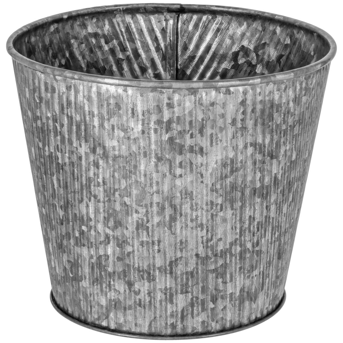 Portavasi in metallo anticato Nevis; 17x15 cm (ØxH); metallo antico