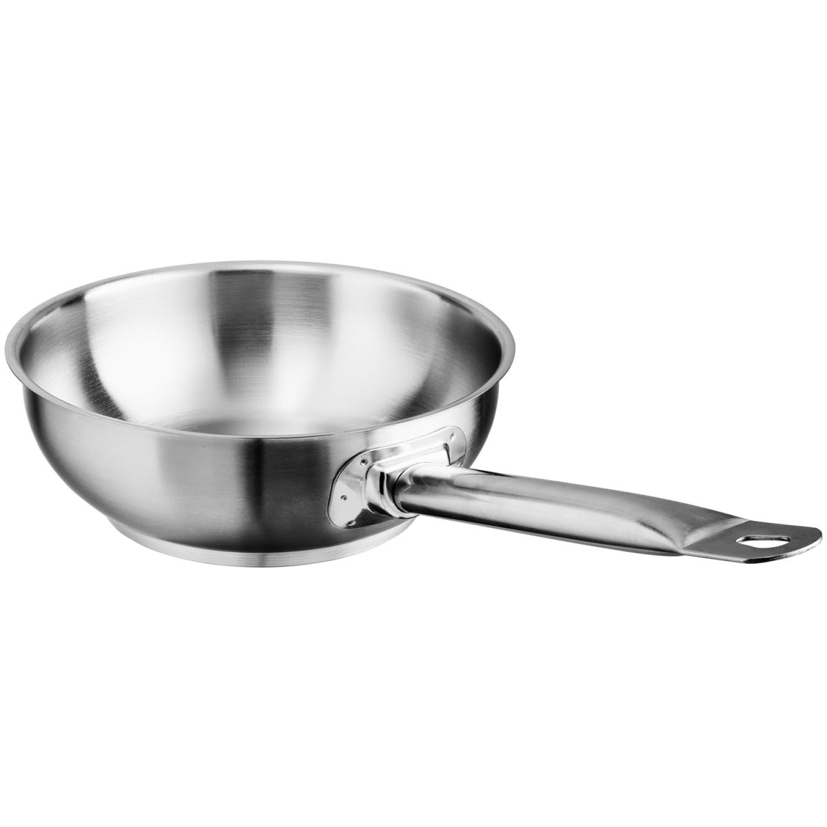 Vega Sauteuse Professional zonder deksel; 2000ml, 20x7.5 cm (ØxH); zilver; conisch