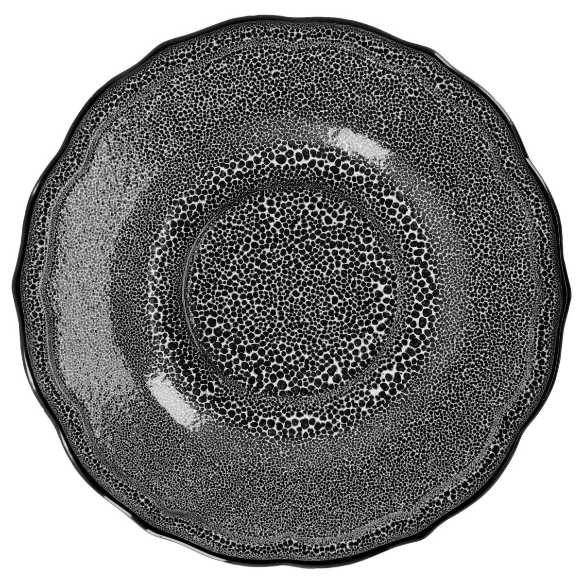 Piattino da cappuccino Antiqus VEGA; 13 cm (Ø); grigio; 6 pz. / confezione