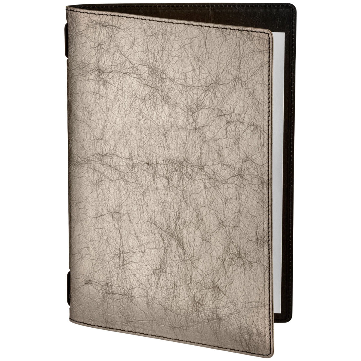 Portamenu Perdue senza scritta VEGA; Misura A4, 23x32.5 cm (LxH); nero/argento