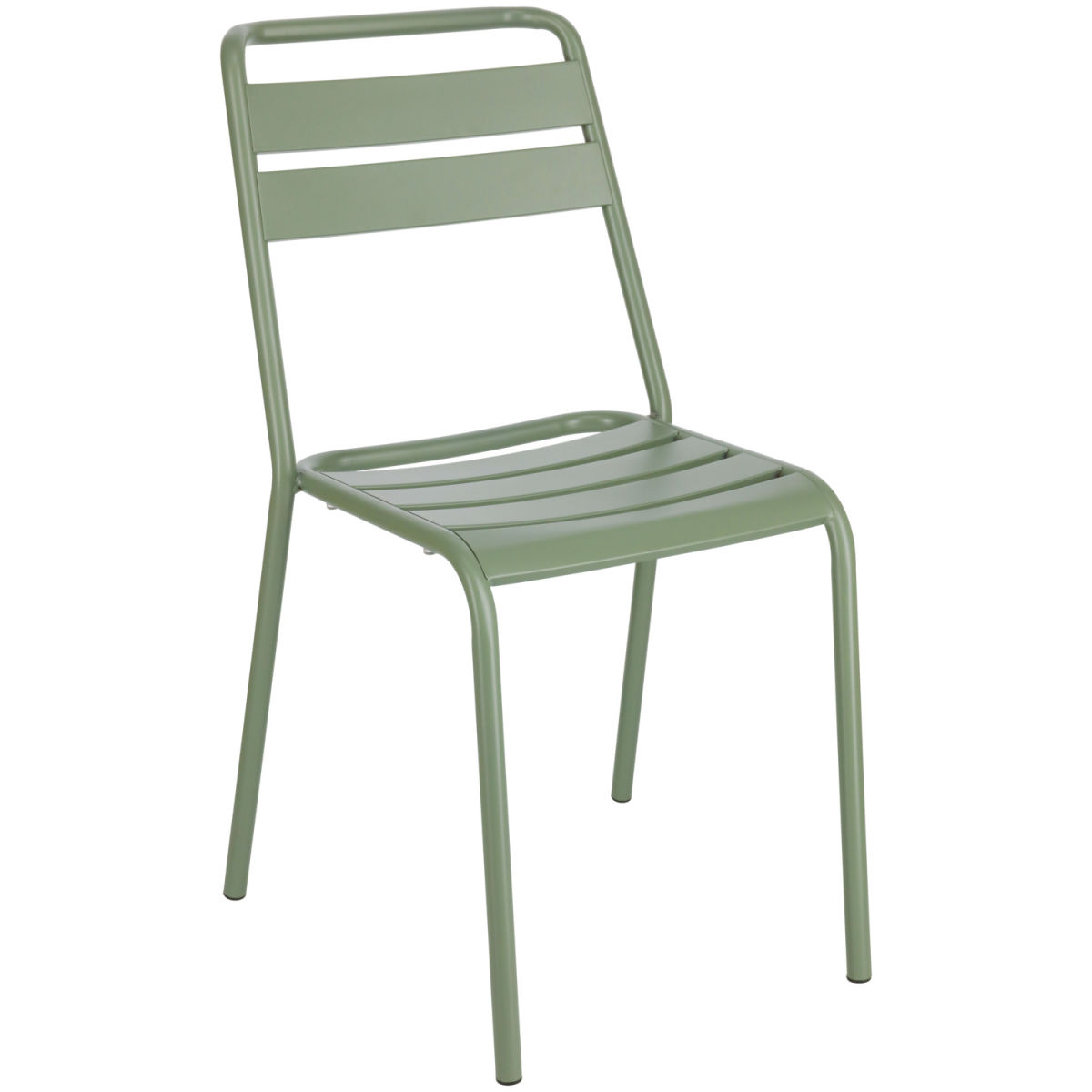 Sedia impilabile da esterno Sentra PULSIVA; 57x47x83 cm (LxPxH); verde; 4 pz. / Pacco