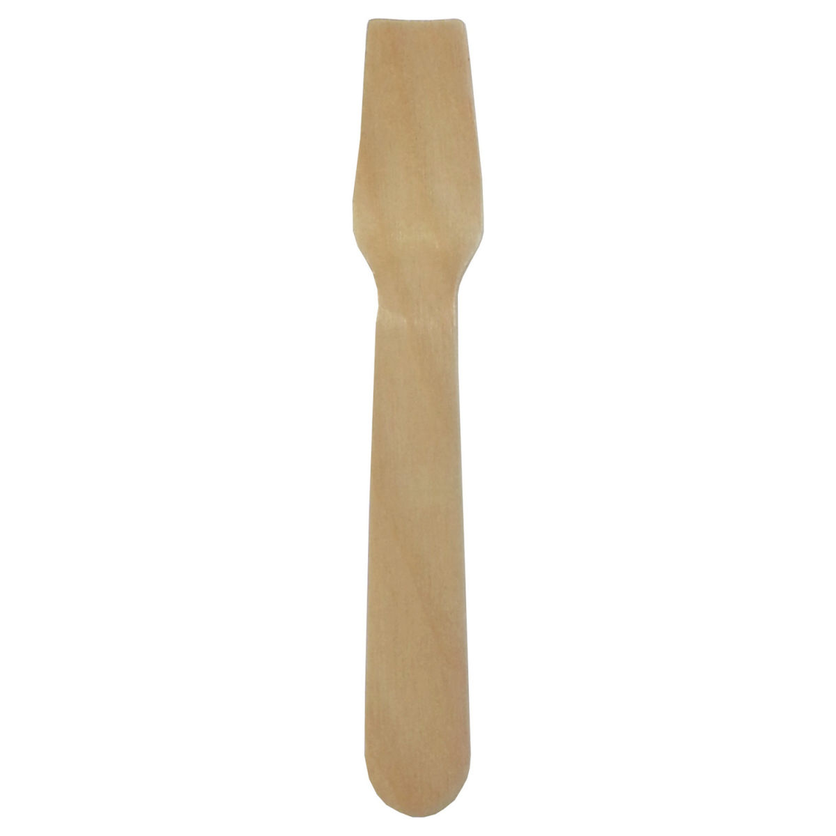 Cuchara de helado desechable Pure, madera PAPSTAR; 9.4 cm (Lg); crudo; 1000 pz. / Paquete