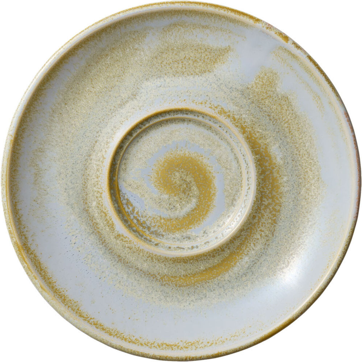 Piattino sottotazza Perfect Match Breeze HEART&SOUL; 15.5x2.2 cm (ØxH); oro/blu chiaro/bianco; rotonda; 6 pz. / confezione