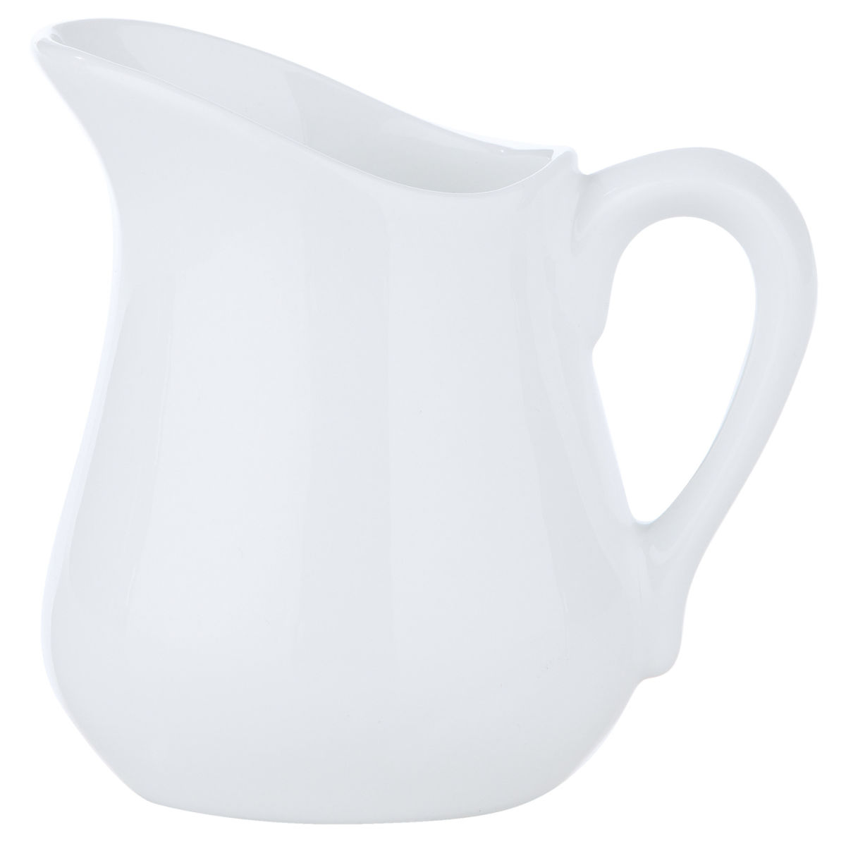 Mini bricco latte Cap PULSIVA; 100ml, 8.2x8 cm (ØxH); bianco; 6 pz. / confezione