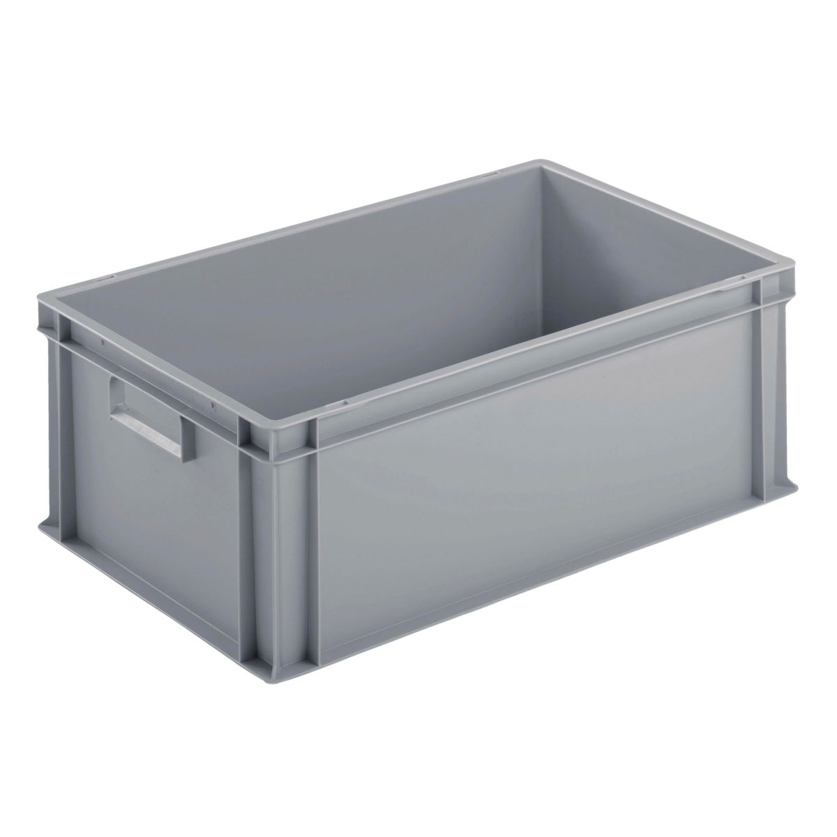Contenitori impilabili EURO Universali chiusi 60x40 cm Ringoplast; 44900ml, 40x60x22 cm (LxLxH); grigio